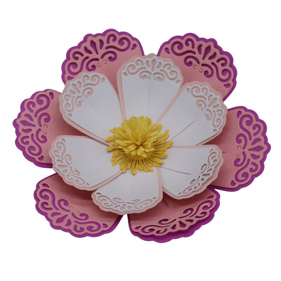 Carved Petal Flower Pattern Metal Stencil Mould DIY Carbon Steel Embossing Plate Cutting Die
Carved Petal Flower Pattern Metal Stencil Mould DIY Carbon Steel Embossing Plate Cutting Die