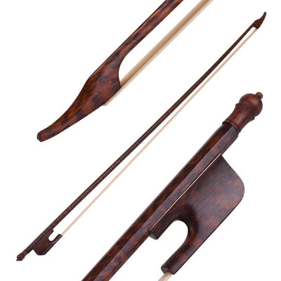 Well-balanced Baroque Style Snakewood 34 Cello Bow Horsehair Round Stick Outward Camber
Well-balanced Baroque Style Snakewood 34 Cello Bow Horsehair Round Stick Outward Camber