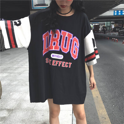 Summer Letter Print Women T-Shirt Short Sleeve Casual Simple Top Hip Hop Plus Size Women Clothing
Summer Letter Print Women T-Shirt Short Sleeve Casual Simple Top Hip Hop Plus Size Women Clothing