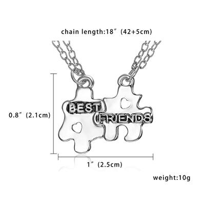 2PCSet Mothers Day Valentines Day Necklaces&Pendants Hollow Letter Stitching Best Friends Necklace Ladies Birthday Gift
2PCSet Mothers Day Valentines Day Necklaces&Pendants Hollow Letter Stitching Best Friends Necklace Ladies Birthday Gift