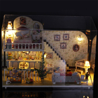 Gotoamei DIY Christmas House Assemble Miniature Dollhouse LED Furniture Kit Xmas Gift
Gotoamei DIY Christmas House Assemble Miniature Dollhouse LED Furniture Kit Xmas Gift