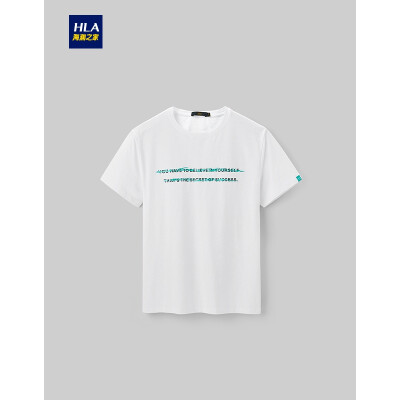 HLA Haishu House Short Sleeve T-Shirt Men 2019 Summer New Simple Letters Round Neck Comfort Short T Men HNTBJ2R105A Beige Pattern A517592A50
HLA Haishu House Short Sleeve T-Shirt Men 2019 Summer New Simple Letters Round Neck Comfort Short T Men HNTBJ2R105A Beige Pattern A517592A50
