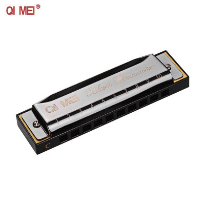 QI MEI 1020 Blues Harmonica Key of C 10 Holes 20 Tunes Diatonic Harp Mouthorgan with Cleaning Cloth&Storage Box Black
QI MEI 1020 Blues Harmonica Key of C 10 Holes 20 Tunes Diatonic Harp Mouthorgan with Cleaning Cloth&Storage Box Black