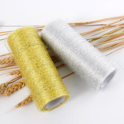 15cm X10Yards Silver Gold Woven Tulle Roll Reel Crafts Wedding Party DIY Decoration Organza Transparent Gauze Element Table Runner 
15cm X10Yards Silver Gold Woven Tulle Roll Reel Crafts Wedding Party DIY Decoration Organza Transparent Gauze Element Table Runner