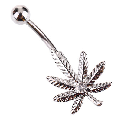 Maple Leaf Belly Navel Ring Weed Button Body Piercing Jewelry Bar Stainless Steel Belly Rings Earrings In Navel Piercing Rinng
Maple Leaf Belly Navel Ring Weed Button Body Piercing Jewelry Bar Stainless Steel Belly Rings Earrings In Navel Piercing Rinng