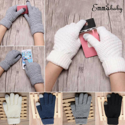 Men Women Touch Screen Gloves Winter Warm Fleece Lined Thermal Knitted Black Hot
Men Women Touch Screen Gloves Winter Warm Fleece Lined Thermal Knitted Black Hot