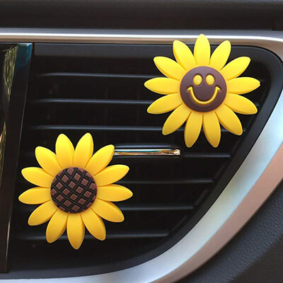 Tailored 2Pcs Car Sunflower Interior Air Vent Decorations Fragrance Air Freshener Holder
Tailored 2Pcs Car Sunflower Interior Air Vent Decorations Fragrance Air Freshener Holder