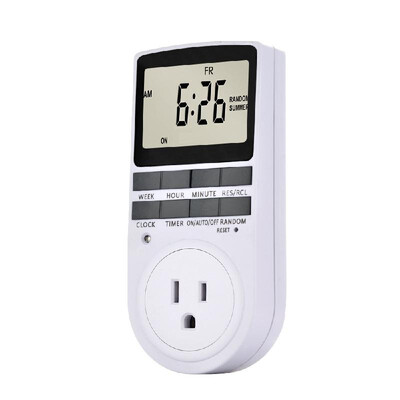 Pack of 2 Digital Plug-in Timer Socket LCD Display 10 Programmable Switching Programs 24 Hours & 7 Days Energy Saving Timer Socket
Pack of 2 Digital Plug-in Timer Socket LCD Display 10 Programmable Switching Programs 24 Hours & 7 Days Energy Saving Timer Socket