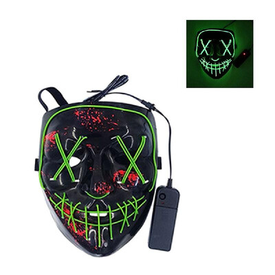 LEDs Glowing Face Flash Masks Different Light Modes with Batterys Case Controller Head Cover for Halloween Festival Halloween Fest
LEDs Glowing Face Flash Masks Different Light Modes with Batterys Case Controller Head Cover for Halloween Festival Halloween Fest