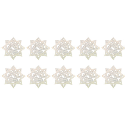 Gobestart Christmas Snowflake Wooden Pendants Christmas Tree Ornaments Home Decor 10Pcs
Gobestart Christmas Snowflake Wooden Pendants Christmas Tree Ornaments Home Decor 10Pcs