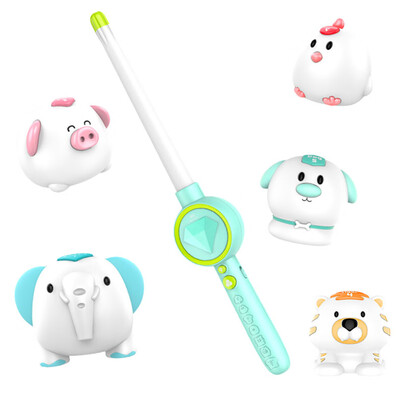 Magic Jungle 5 Animal&Magic Wand Light & Sound Sensor Control Toy Educational toy For Kids Toddler
Magic Jungle 5 Animal&Magic Wand Light & Sound Sensor Control Toy Educational toy For Kids Toddler