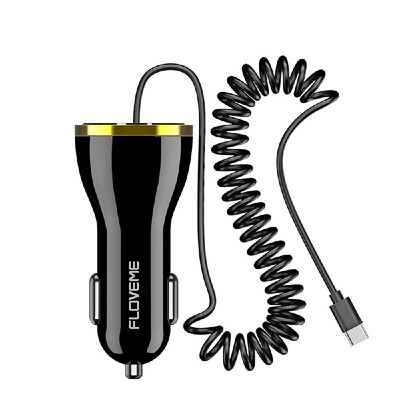 FLOVEME USB Car Charger With Micro USBTypeC for IOS Cable For i-Phone Samsung Xiaomi Car Chargers Micro USB
FLOVEME USB Car Charger With Micro USBTypeC for IOS Cable For i-Phone Samsung Xiaomi Car Chargers Micro USB