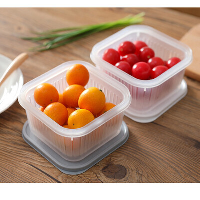 Toponeto Square Drain Sealed Box Ginger Garlic Onion Food Container Refrigerator Storage
Toponeto Square Drain Sealed Box Ginger Garlic Onion Food Container Refrigerator Storage