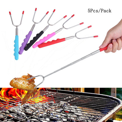 5Pcs Telescoping BBQ Marshmallow Hot Dog Skewers Forks Roasting Sticks CampingRoasting Sticks BBQ Roasting Forks
5Pcs Telescoping BBQ Marshmallow Hot Dog Skewers Forks Roasting Sticks CampingRoasting Sticks BBQ Roasting Forks