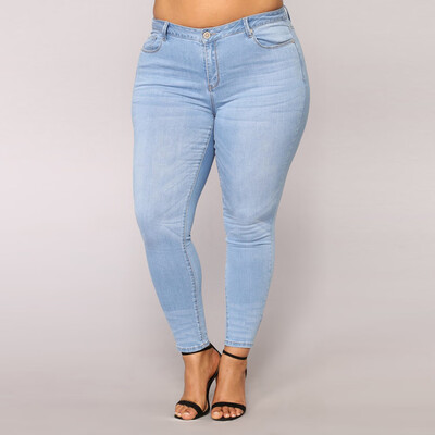 Tailored Women Plus Size Ripped Stretch Slim Denim Skinny Jeans Pants High Waist Trousers
Tailored Women Plus Size Ripped Stretch Slim Denim Skinny Jeans Pants High Waist Trousers