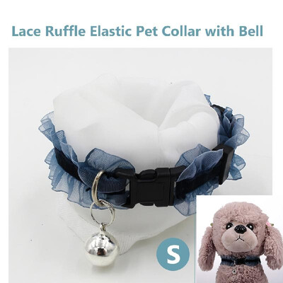 Pet Collar Lace Ruffle Elastic Collar with Bell Adjustable Cat Collar Soft Fabric Neck Strap with Bell for Dog Puppy Cat Kitty
Pet Collar Lace Ruffle Elastic Collar with Bell Adjustable Cat Collar Soft Fabric Neck Strap with Bell for Dog Puppy Cat Kitty