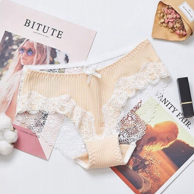 Japanese Style New Sexy Lace Transparent Hollow Briefs Fashion Sweet Bow Decoration Women Panties
Japanese Style New Sexy Lace Transparent Hollow Briefs Fashion Sweet Bow Decoration Women Panties
