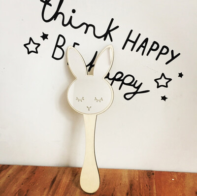 Toponeto Nordic Wooden Mirror Cartoon Butterfly Rabbit Baby Kids Room Decor Handle Mirror
Toponeto Nordic Wooden Mirror Cartoon Butterfly Rabbit Baby Kids Room Decor Handle Mirror