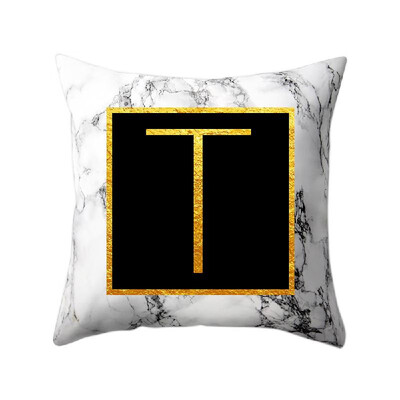 Modern Pillowcases 4545 Gold Alphabet Word Letter White Marble Pattern Pillow Case Super Soft Throw Sofa Bed Cushion Cover Protec
Modern Pillowcases 4545 Gold Alphabet Word Letter White Marble Pattern Pillow Case Super Soft Throw Sofa Bed Cushion Cover Protec