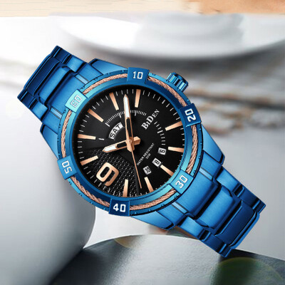 Biden Mens Watch Three Eyes Calendar Steel Belt Waterproof High-grade Large Dial Multi-function Quartz Watch
Biden Mens Watch Three Eyes Calendar Steel Belt Waterproof High-grade Large Dial Multi-function Quartz Watch