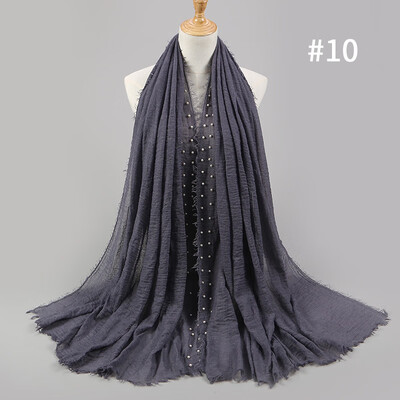 Solid color high quality hairy cotton yarn pearl accessories headscarf cotton&crease monochrome womens scarf hot sale
Solid color high quality hairy cotton yarn pearl accessories headscarf cotton&crease monochrome womens scarf hot sale