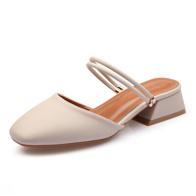 288-1 Korean fashion sweet banquet slim womens shoes thick with flat shallow mouth Baotou super m
288-1 Korean fashion sweet banquet slim womens shoes thick with flat shallow mouth Baotou super m