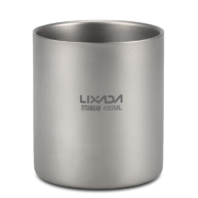 Lixada 450ml Titanium Double Wall Insulated Water Cup Home Outdoor Camping Hiking Picnic Tea Cup Coffee Mug
Lixada 450ml Titanium Double Wall Insulated Water Cup Home Outdoor Camping Hiking Picnic Tea Cup Coffee Mug