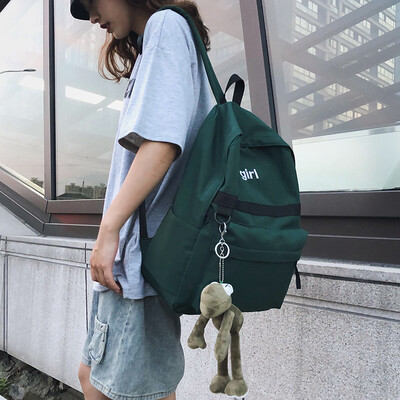 Hong Kong Wind Schoolbag Female Korean High School Student Schoolbag Male Harajuku ulzzang Fashion Workwear Backpack Student