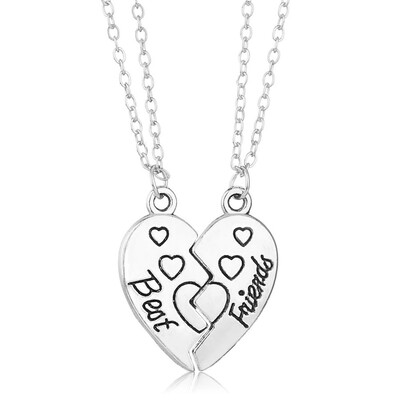 2pcs Unisex Fashion Pendant Necklaces Lock And Key Heart Shaped Pendant Necklace For Lovers Trendy Jewelry For Gift
2pcs Unisex Fashion Pendant Necklaces Lock And Key Heart Shaped Pendant Necklace For Lovers Trendy Jewelry For Gift