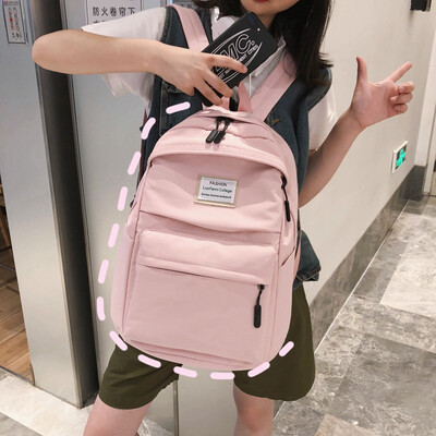 Ins wind bag female Korean high school backpack college students large-capacity antique fashion backpack
Ins wind bag female Korean high school backpack college students large-capacity antique fashion backpack