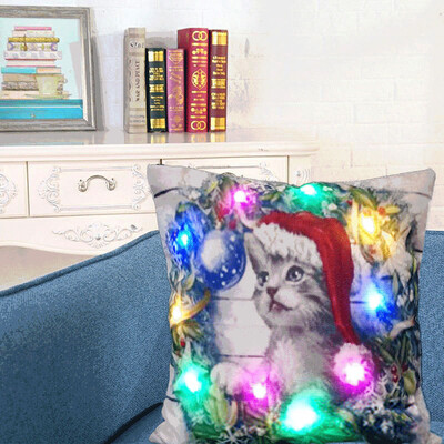 Tailored Christmas Lighting LED Cushion Cover Home Decor Throw Pillowcase Sofa Flashing
Tailored Christmas Lighting LED Cushion Cover Home Decor Throw Pillowcase Sofa Flashing