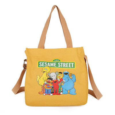 Sesame Street ins Canvas Bag Girls Student Lovely Cartoon Japanese Harajuku Strange Single Shoulder Slant Bag Girls
Sesame Street ins Canvas Bag Girls Student Lovely Cartoon Japanese Harajuku Strange Single Shoulder Slant Bag Girls
