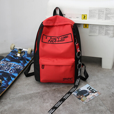 Double-shoulder bag mens individual embroidered letter canvas street tide-style backpack bag14-inch computer bag
Double-shoulder bag mens individual embroidered letter canvas street tide-style backpack bag14-inch computer bag