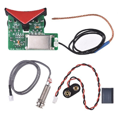 Acoustic Guitar Sound Hole Piezo Pickup System Preamp With Endpin Jack Volume Tone Control
Acoustic Guitar Sound Hole Piezo Pickup System Preamp With Endpin Jack Volume Tone Control