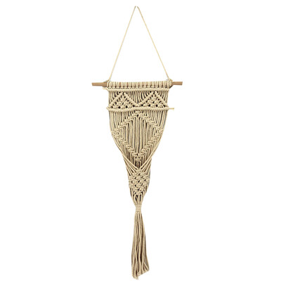 Macrame Wall Hanging Handwoven Cotton Rope Boho Tapestry Home Decoration Plant Hanger Basket
Macrame Wall Hanging Handwoven Cotton Rope Boho Tapestry Home Decoration Plant Hanger Basket
