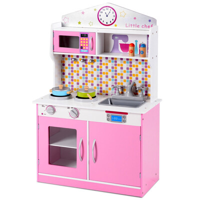 Kids Wooden Pretend Cooking Playset Cookware Play Set Kitchen Toys Toddler Gift-Pink
Kids Wooden Pretend Cooking Playset Cookware Play Set Kitchen Toys Toddler Gift-Pink
