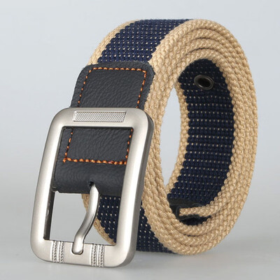 Unisex belt fashion casual stripe canvas Men Alloy pin buckle belt outdoor sport Men&Women cowboy casual belt
Unisex belt fashion casual stripe canvas Men Alloy pin buckle belt outdoor sport Men&Women cowboy casual belt
