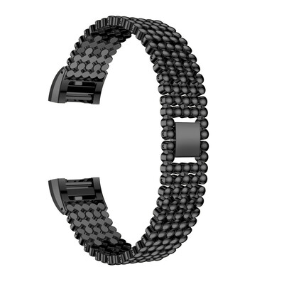 〖Follure〗Steel Bead Style Bracelet Smart Watch Band Strap For Fitbit Charge 2 2016 BK
〖Follure〗Steel Bead Style Bracelet Smart Watch Band Strap For Fitbit Charge 2 2016 BK