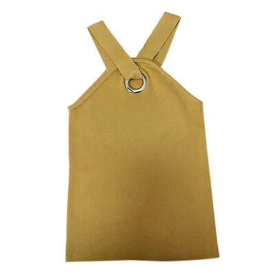 Women Summer Sexy Fashion Concise Solid Halter Neck Sleeveless Slim Fit Camisole Top
Women Summer Sexy Fashion Concise Solid Halter Neck Sleeveless Slim Fit Camisole Top