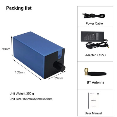 SMSL SA100 Bluetooth 50 Audio Amplifier 50W50W TPA3116D2 Power Amplifier Digital HI-FI Audio Stereo Amplifier
SMSL SA100 Bluetooth 50 Audio Amplifier 50W50W TPA3116D2 Power Amplifier Digital HI-FI Audio Stereo Amplifier