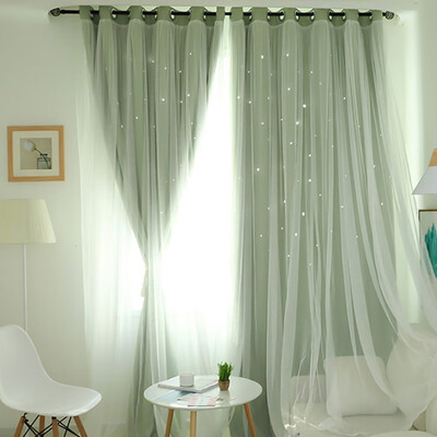 Gobestart Starry Sky Sheer Curtain Tulle Window Treatment Voile Drape Valance Double-deck
Gobestart Starry Sky Sheer Curtain Tulle Window Treatment Voile Drape Valance Double-deck