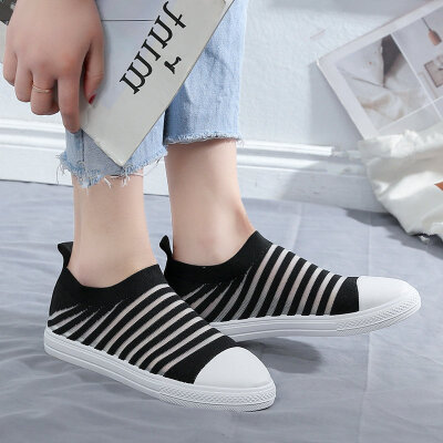 Single shoe female summer Korean version of mesh breathable fly knit socks shoes a pedal lazy flat casual shoes
Single shoe female summer Korean version of mesh breathable fly knit socks shoes a pedal lazy flat casual shoes