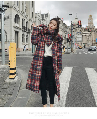 Winter2018 winter cotton-padded jacket womens long style thick plaid hat&hat fashionable down cotton-padded jacket thick coat
Winter2018 winter cotton-padded jacket womens long style thick plaid hat&hat fashionable down cotton-padded jacket thick coat