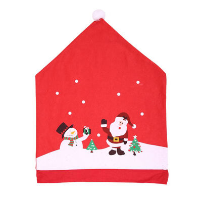 Cute Christmas Hat Like Chair Cover Non Woven Dinner Party Decorative Chair Covers Xmas Home Decoration Supplies
Cute Christmas Hat Like Chair Cover Non Woven Dinner Party Decorative Chair Covers Xmas Home Decoration Supplies