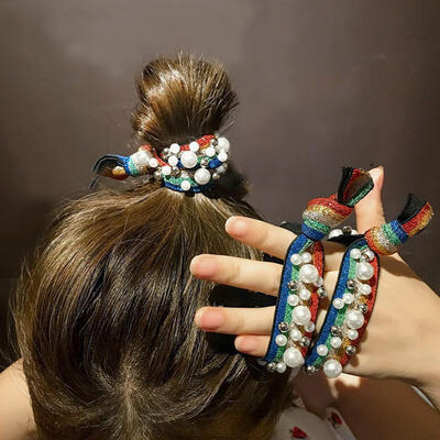 NIKA Variety Hair Accessories Set conventional nylon hair rope 50 Korean ins wind rainbow pearl hair rope 5
NIKA Variety Hair Accessories Set conventional nylon hair rope 50 Korean ins wind rainbow pearl hair rope 5