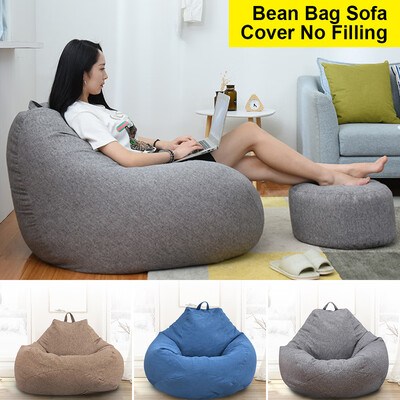 3 Sizes Large Bean Bag Sofa Cover Lounger Chair Sofa Living Room Furniture Without Filler Beanbag Bed for Adults Kids No Filling
3 Sizes Large Bean Bag Sofa Cover Lounger Chair Sofa Living Room Furniture Without Filler Beanbag Bed for Adults Kids No Filling