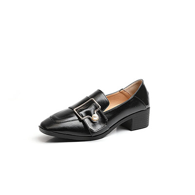 666 European&American fashion single shoes female rough with square head slim womens shoes si
666 European&American fashion single shoes female rough with square head slim womens shoes si