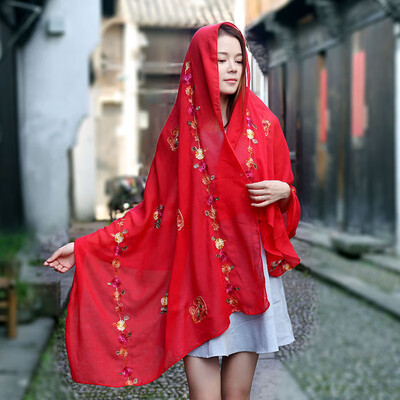 Summer new national wind cashew flower cotton&linen scarf sunscreen shawl retro embroidered silk scarf female shawl wholesale
Summer new national wind cashew flower cotton&linen scarf sunscreen shawl retro embroidered silk scarf female shawl wholesale