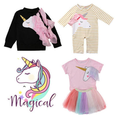 US NEW Unicorn Toddler Baby Girls Cotton Top Romper Pants Skirt Outfits Clothes 
US NEW Unicorn Toddler Baby Girls Cotton Top Romper Pants Skirt Outfits Clothes