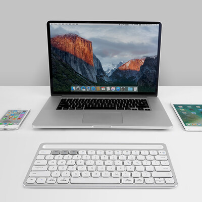FD iK8500 Wireless Bluetooth Keyboard Ultra-slim Built-in Battery Rechargeable Keyboards Ergonomic Design Stable Connection for Ta
FD iK8500 Wireless Bluetooth Keyboard Ultra-slim Built-in Battery Rechargeable Keyboards Ergonomic Design Stable Connection for Ta